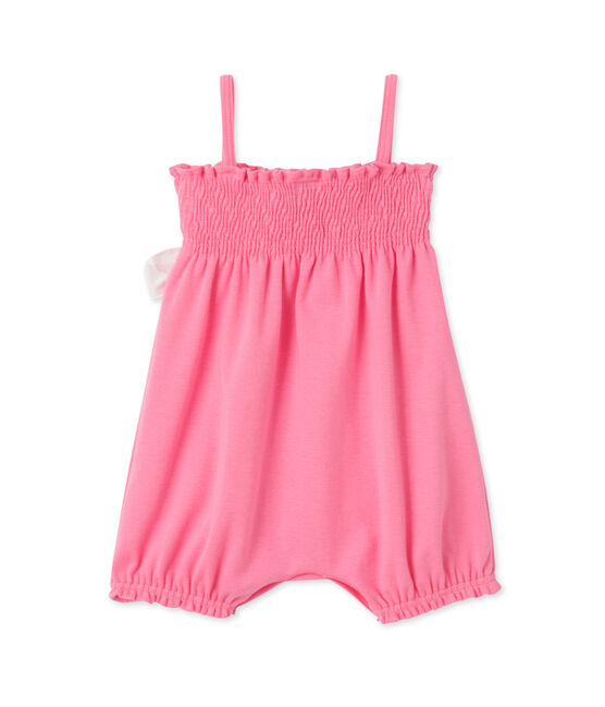 Combinaison courte bébé fille rosa Petal