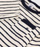 Camiseta de manga larga de punto para bebé blanco AVALANCHE/azul SMOKING