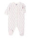 Pijama estampado en túbico para bebé niña