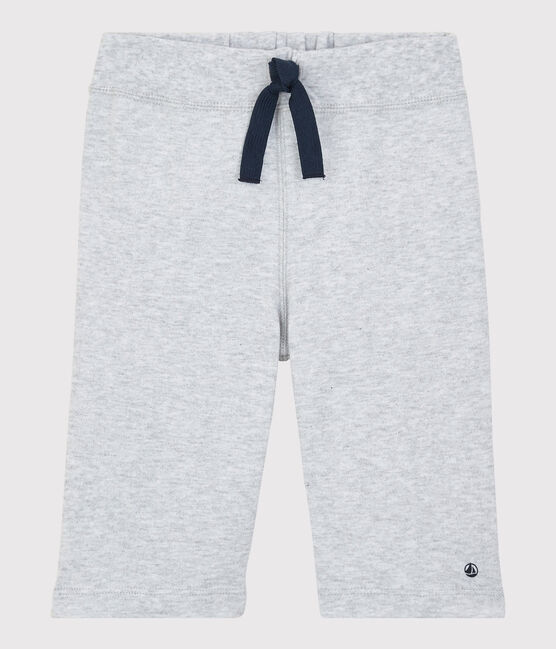 Bermudas de punto de niño gris POUSSIERE CHINE