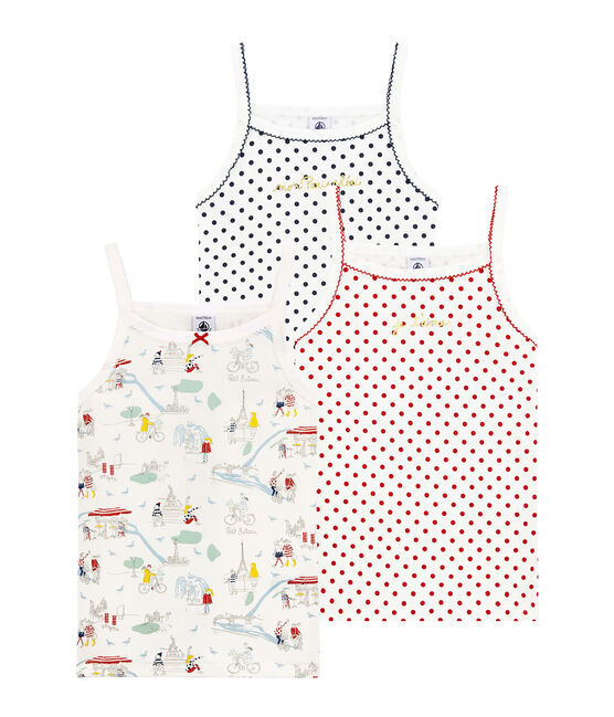 Pack de 2 camisetas de tirantes para niña variante 1