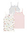 Pack de 2 camisetas de tirantes para niña variante 1