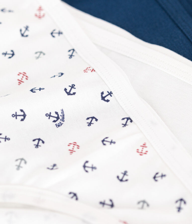 Juego de 3 braguitas de mujer de algod&oacute;n multicolor