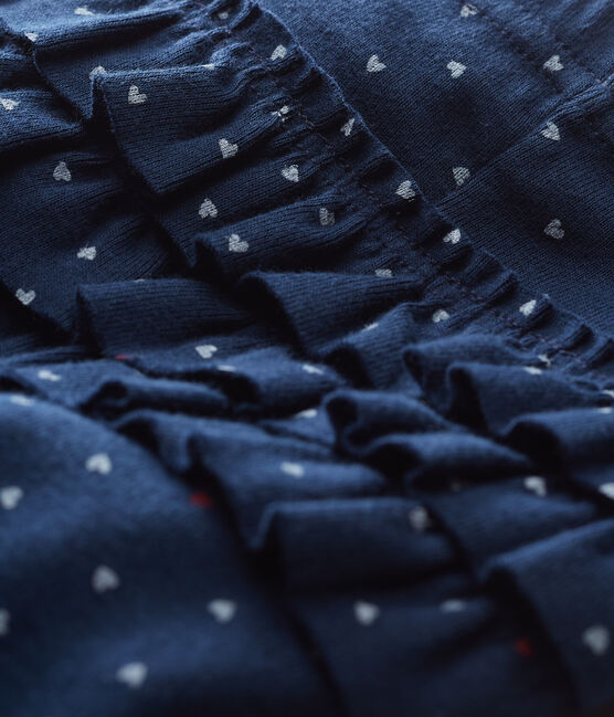 Leggings estampados para bebé niña azul HADDOCK/blanco MULTICO