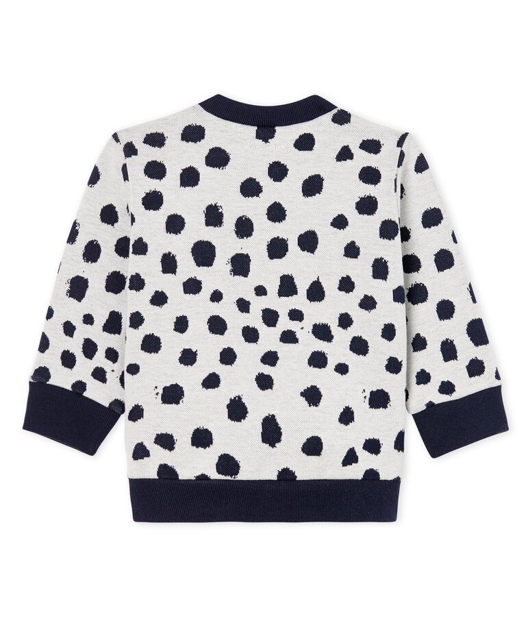 Sudadera de beb&eacute; unisex Jean Jullien blanco MARSHMALLOW/ DOTTIES