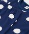 Pijama de lunares de algodón orgánico infantil unisex azul MEDIEVAL/blanco MARSHMALLOW