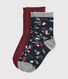 Lote de 2 calcetines de colores