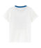 Camiseta manga corta infantil para niño blanco MARSHMALLOW