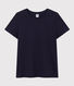 Camiseta LA RECTA de algodón con cuello redondo para mujer