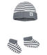 Lote de gorro y patucos para bebé niño de punto