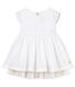 Vestido de manga corta de ceremonia para bebé niña