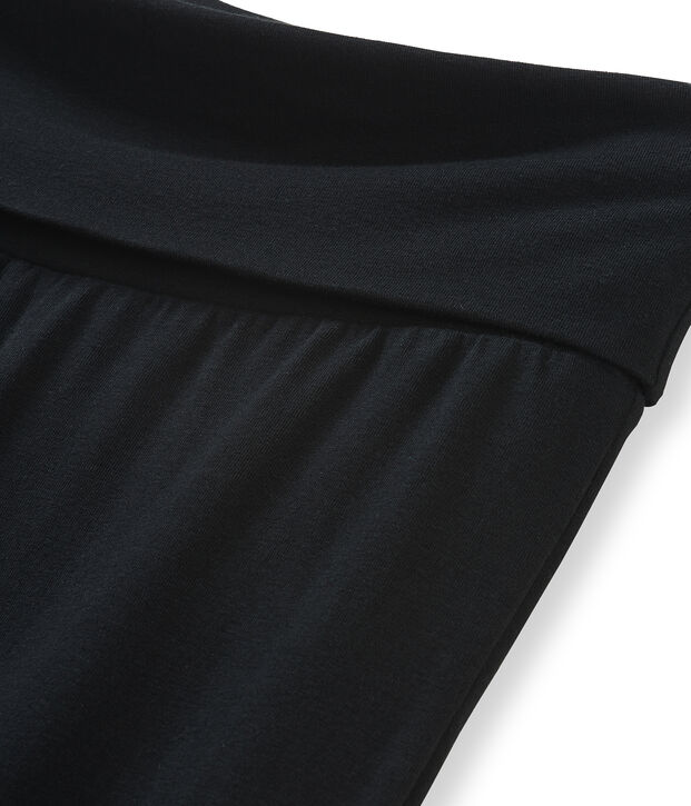 Pantal&oacute;n de punto para mujer negro