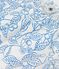 Blusa infantil de algodón de manga corta con estampado de cerezas azul MARSHMALLOW/ PORCELANA