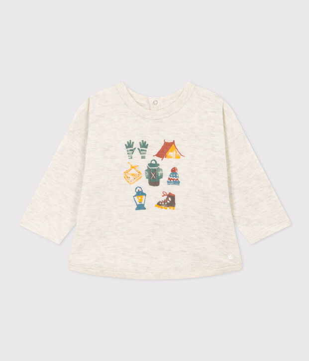 Camiseta de manga larga de t&uacute;bico para beb&eacute; MONTELIMAR CHINE