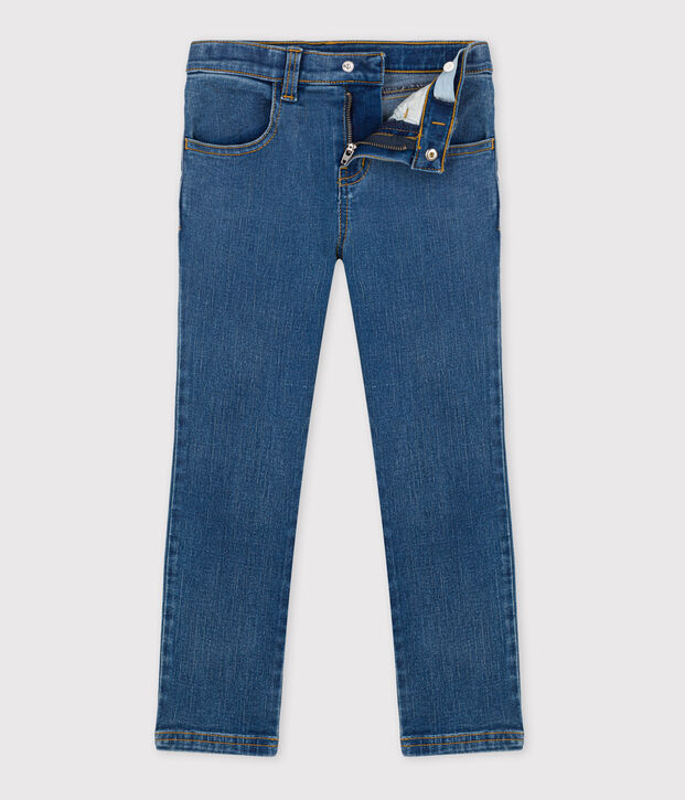 Pantal&oacute;n vaquero slim de ni&ntilde;a azul
