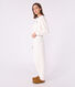 Pijama liso de rizo de algodón para mujer