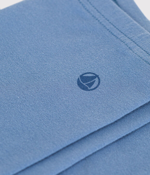 Leggings de punto y elastano para ni&ntilde;a azul