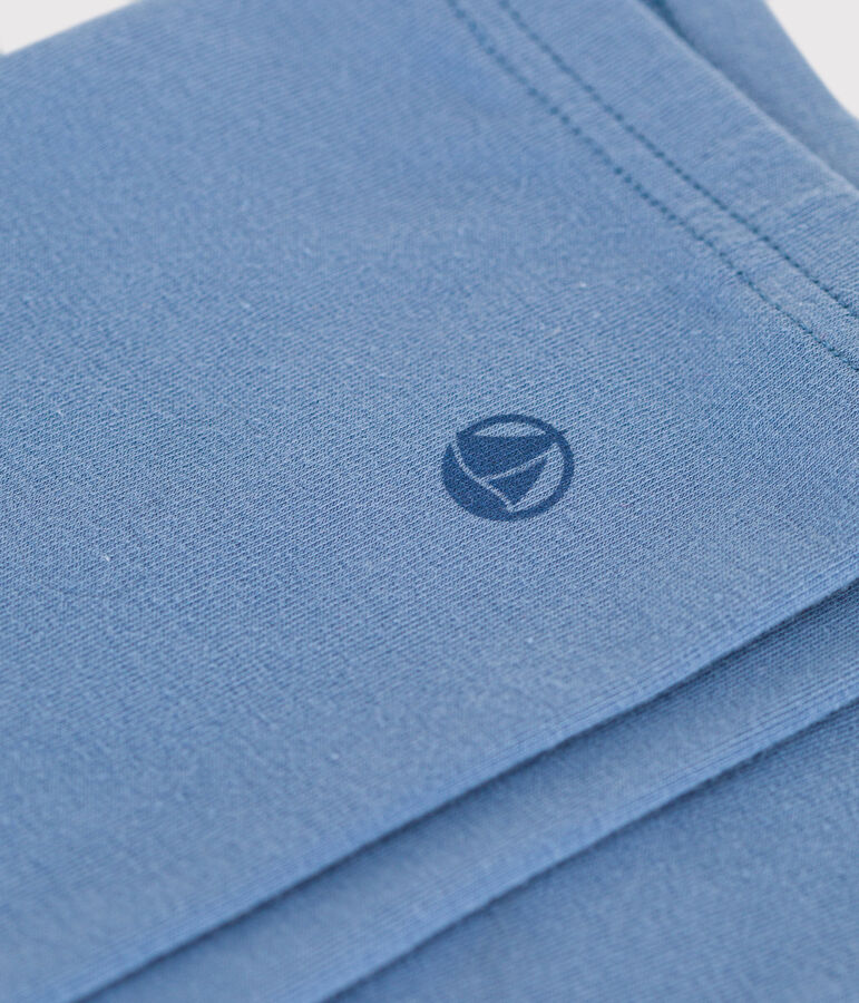 Leggings de punto y elastano para ni&ntilde;a azul