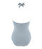 Traje de baño 1 pieza para mujer verde PINEDE/blanco MARSHMALLOW
