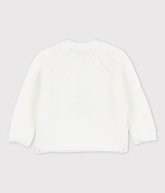 Jersey marino con motivo de ancla de bebé blanco MARSHMALLOW/ HERBIER