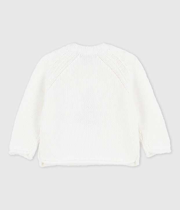 Jersey marino con motivo de ancla de beb&eacute; blanco/verde