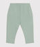 Pantalón de muletón de bebé verde HERBIER