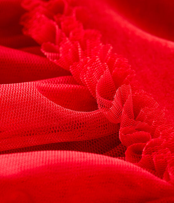 Vestido de bebé niña rojo TERKUIT