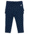 Leggings estampados para bebé niña azul HADDOCK/blanco MULTICO