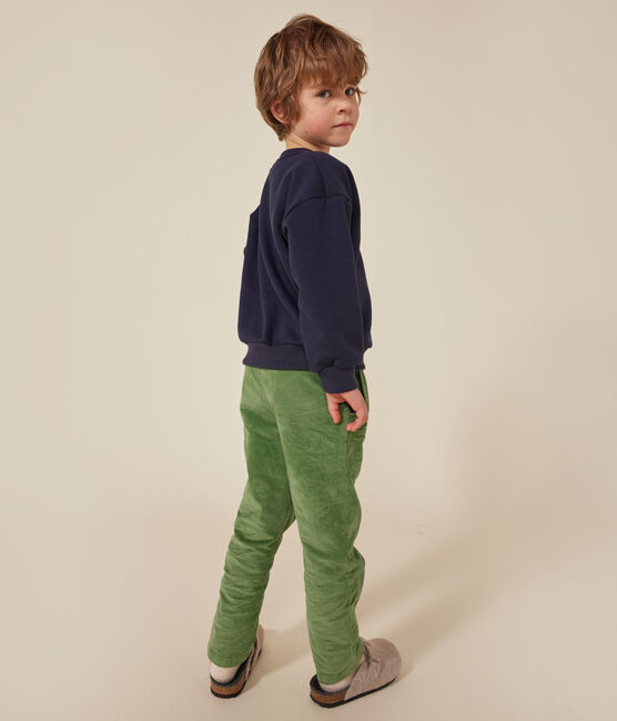 Sudadera de felpa para niño/niña azul SMOKING