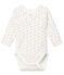 Body de nacimiento manga larga para bebé niña blanco MARSHMALLOW/blanco MULTICO