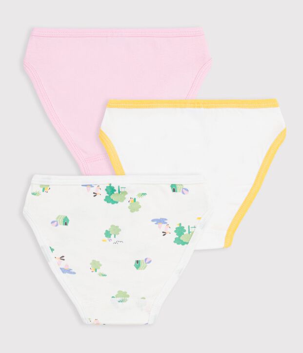 Lot de 3 culottes en coton multicolor