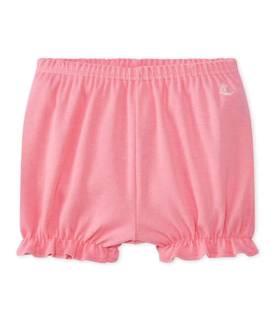 Braguita bombacho para bebé niña rosa PETAL