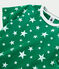 Pijama corto verde con estrellas de algodón de niño verde GAZON/blanco ECUME