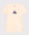 Camiseta La Recta de algodón con cuello redondo para mujer crudo AVALANCHE