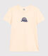 Camiseta La Recta de algodón con cuello redondo para mujer