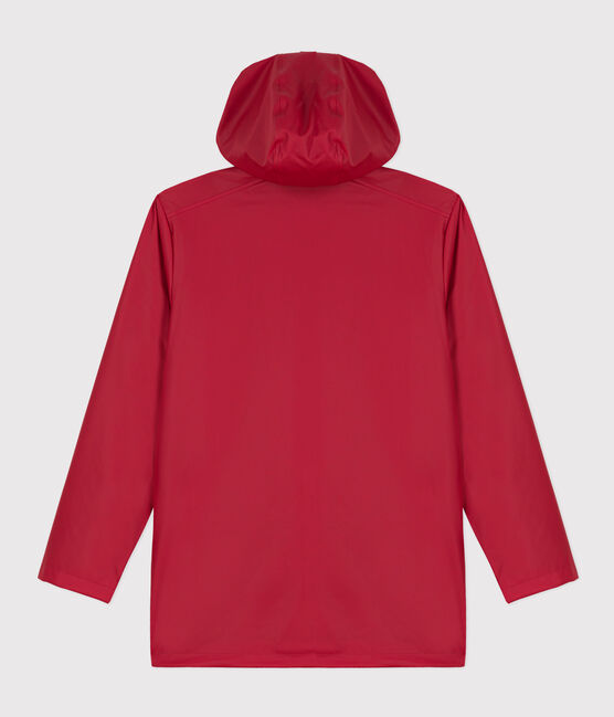 Chubasquero icónico de material reciclado y algodón orgánico rojo CORRIDA