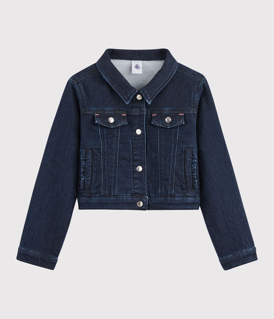 Chaqueta vaquera de niña azul DENIM BLEU FONCE