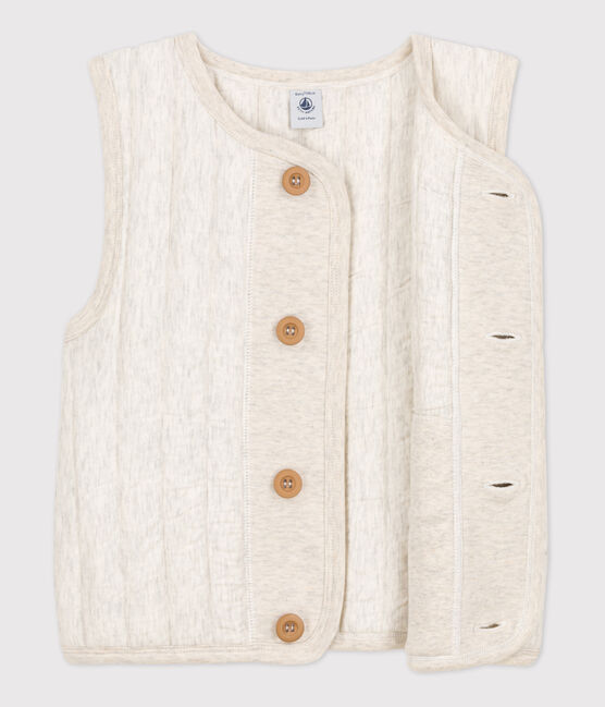 Chaleco de túbico de niña/niño beige MONTELIMAR CHINE