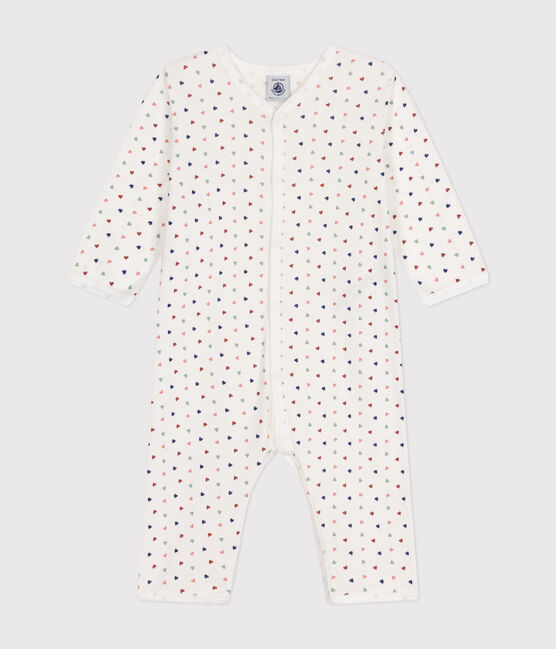 Pijama sin pies de algodón para bebé azul MARSHMALLOW/ INCOGNITO