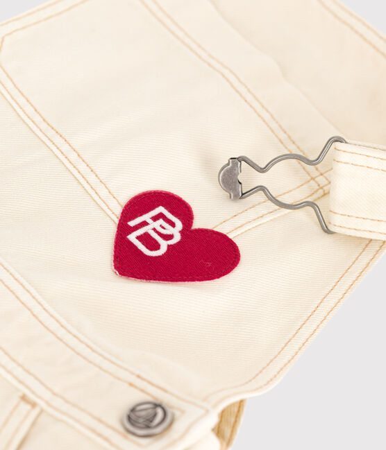 Peto infantil de tejido denim liso crudo MILK