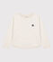 Sudadera de tejido túbico acolchado de niña / niño beige MONTELIMAR CHINE