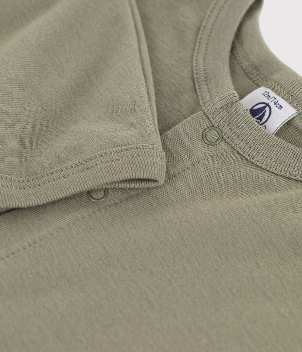 C&aacute;rdigan de algod&oacute;n para beb&eacute; verde