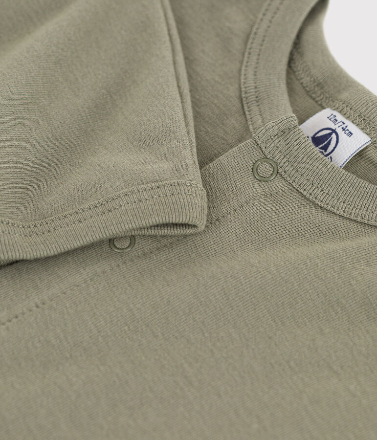 C&aacute;rdigan de algod&oacute;n para beb&eacute; verde