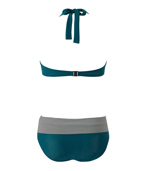 Ba&ntilde;ador de 2 piezas para mujer verde Rivage