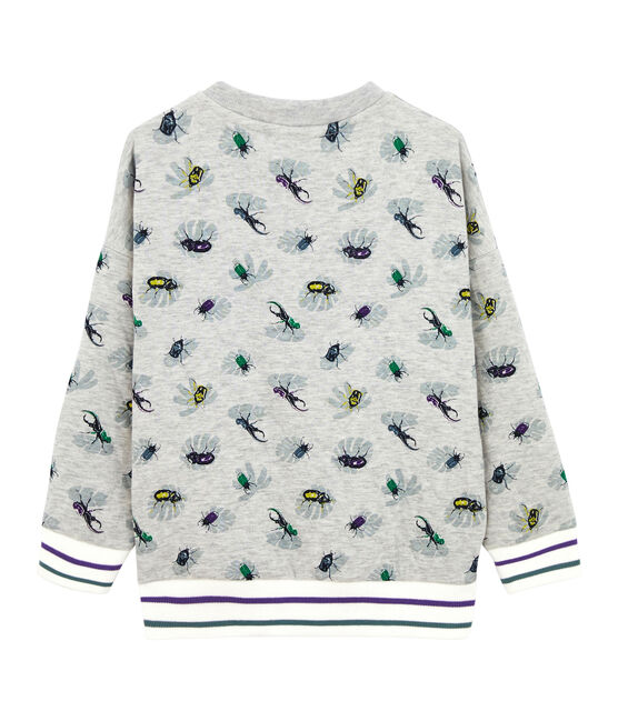 Sudadera de niño gris BELUGA/blanco MULTICO