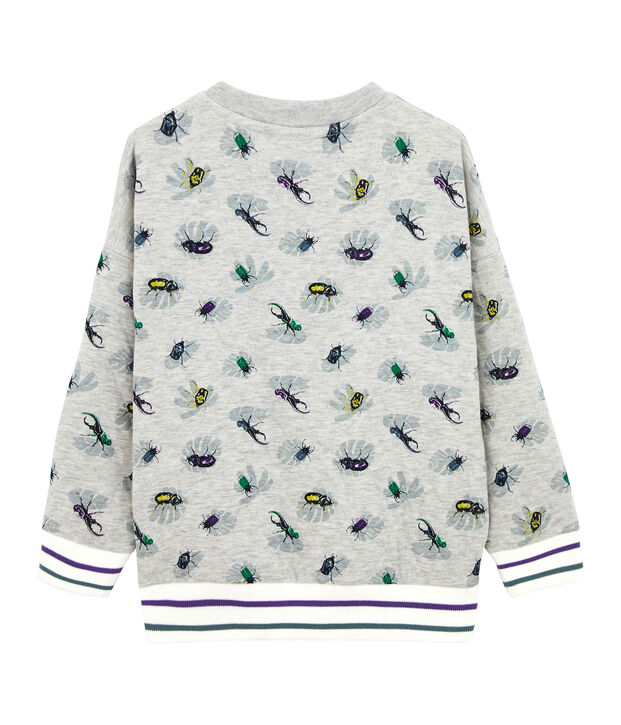 Sudadera de ni&ntilde;o gris/multicolor