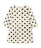 Robe bébé fille à pois beige COQUILLE/gris CAPECOD