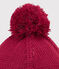 Gorro para niña rosa POPPY