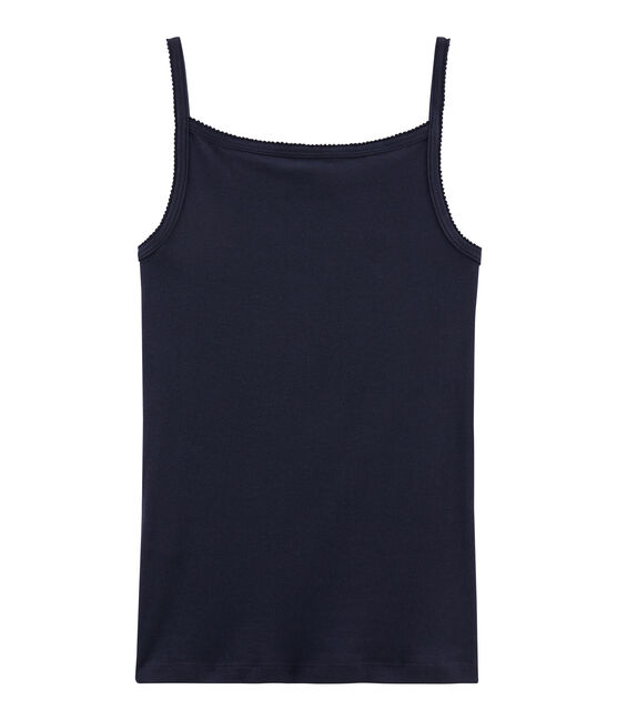 Camisa con tirantes de mujer azul SMOKING