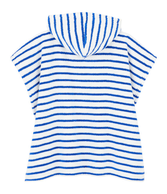 Poncho de playa con capucha bebé mixto azul SURF
